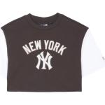 Reduzierte Braune New Era New York Yankees T-Shirts aus Baumwolle für Damen Größe XS für den für den Sommer 