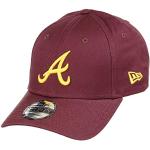 New Era Atlanta Braves MLB Rear Logo Maroon/A-Gold 9Forty Adjustable Cap - One-Size