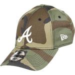 New Era Atlanta Braves 9forty Adjustable Cap MLB Rear Logo Woodland Camo/White - One-Size