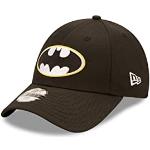 Schwarze New Era Batman Basecaps für Kinder & Baseball-Caps für Kinder 