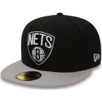 New Era - NBA Brooklyn Nets Basic 59Fifty Cap - Black-Grey Größe 7 1/8 (56,8cm)