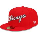 New Era Fitted Cap »59fifty Nba Authentics City Edition Alt«, Rot, Chicago Bulls