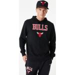 Schwarze New Era Bulls NBA Herrenhoodies & Herrenkapuzenpullover mit Kapuze Größe XL 