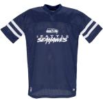 Blaue Streetwear New Era NFL T-Shirts aus Jersey für Herren Größe S 