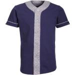 Blaue Kurzärmelige New Era T-Shirts aus Jersey für Herren Größe M 