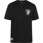 Schwarze Kurzärmelige New Era Las Vegas Raiders Rundhals-Ausschnitt T-Shirts mit Las Vegas Motiv für Herren 