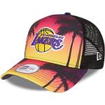 Schwarze Bestickte New Era LA Lakers Snapback-Caps für Herren Einheitsgröße 
