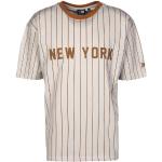 Reduzierte Braune Oversize New Era MLB New York Yankees Baseball-Shirts für Herren Größe M 