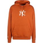 Reduzierte Orange Oversize New Era MLB New York Yankees Herrenhoodies & Herrenkapuzenpullover mit Kapuze Größe S 