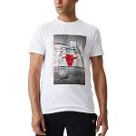 Weiße New Era Bulls NBA T-Shirts für Herren Größe XXL 
