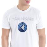 New Era - NBA T-Shirt - Minnesota Timberwolves - S bis XXL - für Männer - Größe XXL - weiß