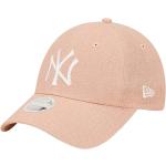 Pinke New York Yankees Damenschirmmützen aus Viskose 