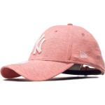 Pinke New Era 9FORTY New York Yankees Snapback-Caps aus Jersey für Damen 