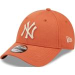 Orange Bestickte New Era 9FORTY New York Yankees Snapback-Caps aus Baumwolle für Herren 