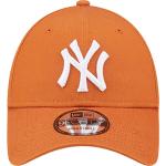 Orange New Era 9FORTY New York Yankees Snapback-Caps aus Baumwolle für Herren 