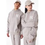 Graue Oversize New Era New York Yankees Herrenhoodies & Herrenkapuzenpullover mit Kapuze Größe L 