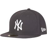 Graue New Era 59FIFTY Basic New York Yankees Fitted Caps mit New York Motiv Größe M 