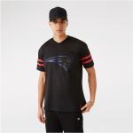 Schwarze Oversize NFL T-Shirts aus Mesh für Herren Größe S 