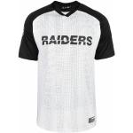 Schwarze Oversize New Era Oakland Raiders NFL T-Shirts aus Mesh für Herren Größe L 