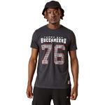 Reduzierte Graue New Era NFL NFL T-Shirts aus Jersey für Herren Größe S 