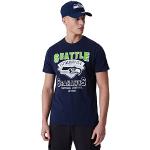 New Era Seattle Seahawks NFL Team Wordmark Navy T-Shirt - L