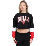 Reduzierte Schwarze Bestickte Streetwear New Era NBA Damensweatshirts aus Baumwolle Größe L 