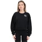 Reduzierte Schwarze Bestickte New Era New York Yankees Damensweatshirts aus Baumwolle Größe L für den für den Frühling 