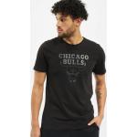 Schwarze New Era Bulls NBA Rundhals-Ausschnitt T-Shirts für Herren Größe S 