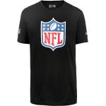 Schwarze Sportliche New Era NFL T-Shirts aus Baumwolle für Herren Größe S 