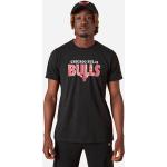 Schwarze New Era Bulls NBA T-Shirts für Herren Größe M für den für den Sommer 