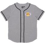 Graue Streetwear New Era NBA T-Shirts aus Jersey für Herren Größe S 