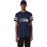 Blaue Gestreifte New Era NFL T-Shirts aus Jersey für Herren 