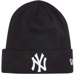Reduzierte Schwarze New Era New York Yankees Herrenbeanies aus Acryl Größe XXL für den für den Winter 