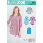 New Look 6374 Nähset für Damenhemden mit Ärmel- un