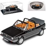 Schwarze Volkswagen / VW Golf Mk1 Spielzeug Cabrios aus Metall 