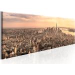 New York Skyline Städt Horizont Vlies Leinwand Bilder Wandbilder Xxl Wohnzimmer