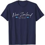 Blaue New Zealand Auckland | NZA T-Shirts für Damen Größe S 