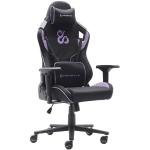 Reduzierte Violette Gaming Stühle & Gaming Chairs aus Stoff höhenverstellbar Tiefe 0-50cm 