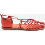 Orange Next Römersandalen & Gladiator Sandalen mit Riemchen in Komfortweite aus Leder für Damen Größe 42 für den für den Sommer 