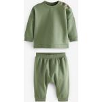 Next Sweatanzug »2-teiliges Set mit Baby Sweatshirt und Jogginghose« (2-tlg), grün
