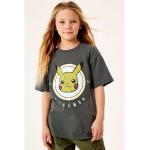 Anthrazitfarbene Next Pokemon Pikachu Kinder T-Shirts für Mädchen Größe 98 1-teilig 