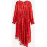 Reduzierte Rote Blumenmuster Next Midi Midikleider & knielange Kleider aus Polyester für Damen 