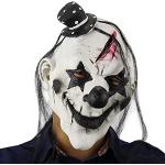 Reduzierte Clown-Masken & Harlekin-Masken aus Latex für Herren 