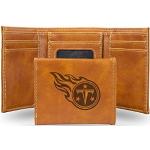 Rico Industries NFL Laser Engraved Trifold Wallet, Tennessee Titans