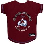 NHL Pet Gear Hunde-T-Shirt für Hunde und Katzen, Colorado Avalanche, X-Small Hockey Size T-Shirt, Colorado Lawine