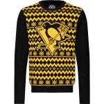 NHL Pittsburgh Penguins Ugly Sweater Big Logo 2-Color Christmas Pullover Weihnachten M