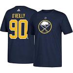 NHL T-Shirt Buffalo Sabres Ryan O'Reilly #90 Navy Logo Eishockey (M)