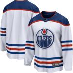 NHL Trikot Jersey Edmonton Oilers Breakaway Fanatics Eishockey Road weiß