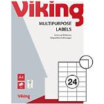 Weiße Viking Bürobedarf Universal-Etiketten & Mehrzweck-Etiketten aus Papier 