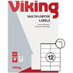 Weiße Viking Bürobedarf Universal-Etiketten & Mehrzweck-Etiketten aus Papier 